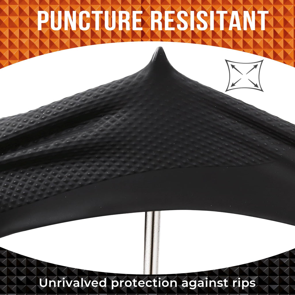 ANBOSON 10 Mil Diamond Textured Nitrile Gloves, Heavy Duty Disposable, Extra Thick, Latex & Powder Free, Chemical and Puncture Resistant, Ideal for Auto Repair, Cleaning, Painting, X-Large