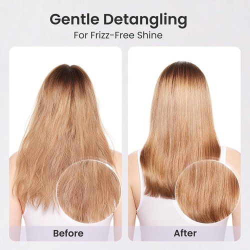 AIMIKE Hair Brush, Dual Soft Boar & Nylon Bristles HairBrush for Fine Hair, Shine Boost & Frizz Control Hair Brush for Women, Soft Bristle Brush For Slick Back, Volume and Shine, Best Gift for Women