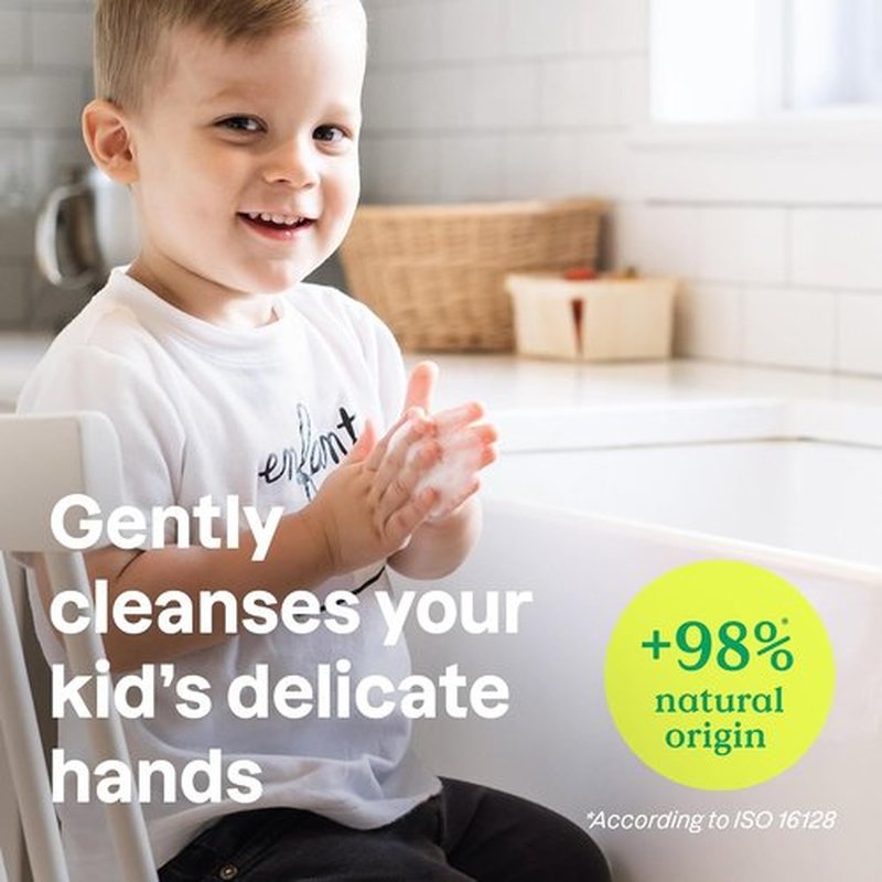 ATTITUDE Foaming Hand Soap for Kids - EWG Verified, Vegan, Plant-Based Ingredients, Blueberry, 10 Fl Oz