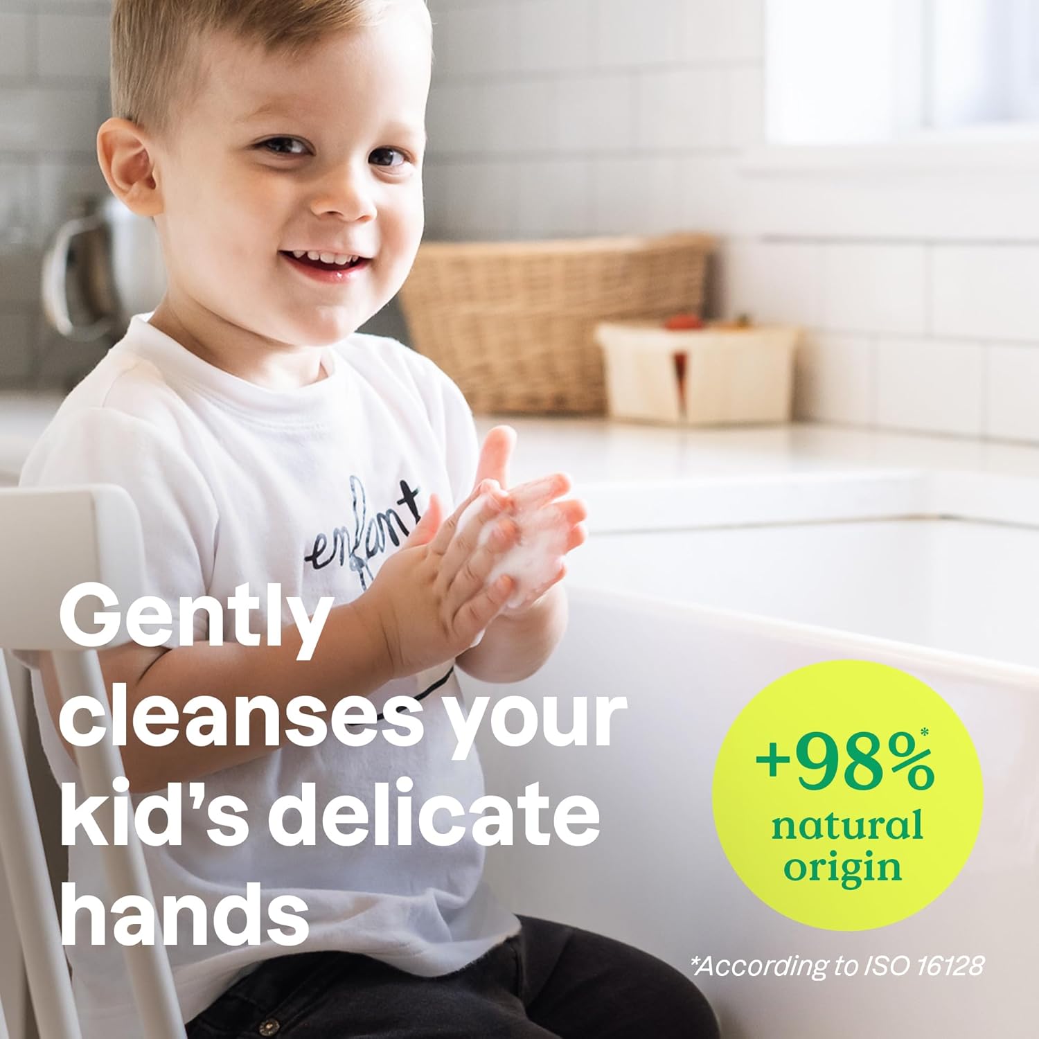 ATTITUDE Foaming Hand Soap for Kids - EWG Verified, Vegan, Plant-Based, Mango Scent | 10 Fl Oz (Pack of 3)