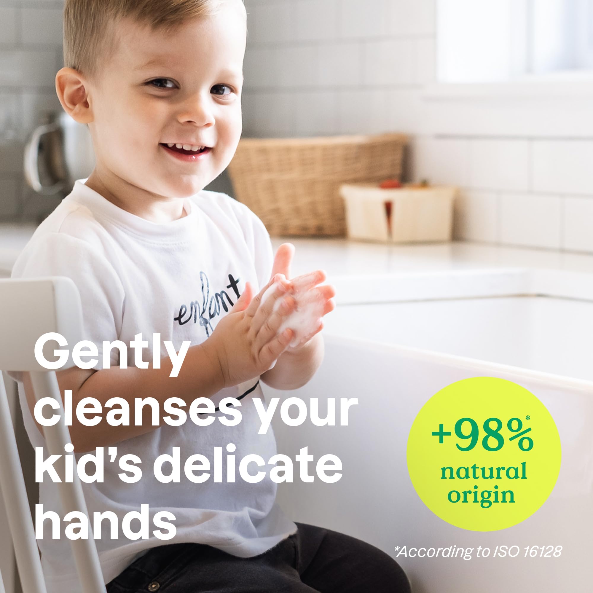ATTITUDE Foaming Hand Soap for Kids, EWG Verified, Dermatologically Tested, Plant- and Mineral-Based Ingredients, Vegan, Watermelon & Coco, 10 Fl Oz (Pack of 6)