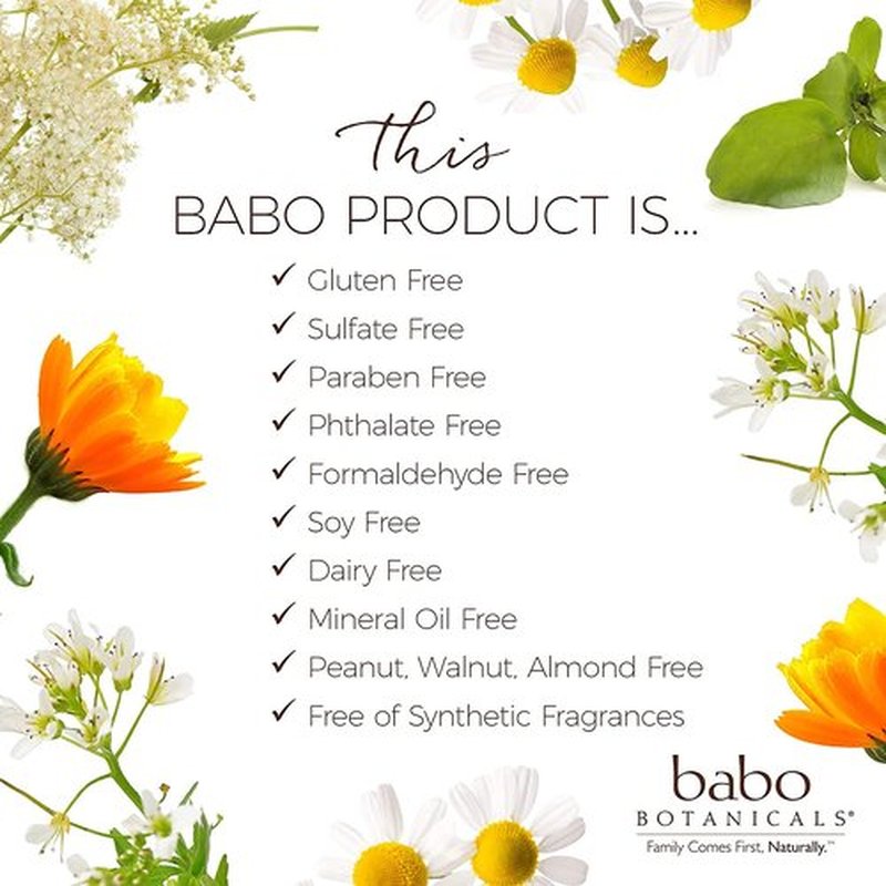 BABO Botanicals Conditioner - Purifying Citrus Mint & Passion Fruit - Shea Butter & Green Tea - For All Ages
