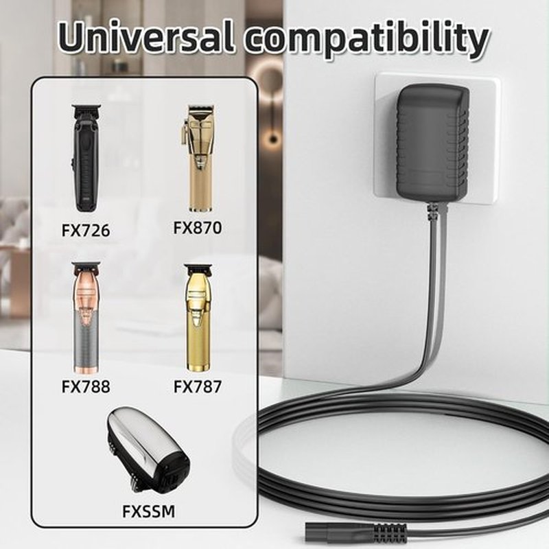BabylissPro AC Adapter - Compatible Power Supply for FX Clipper Trimmer - 4.5V Charger