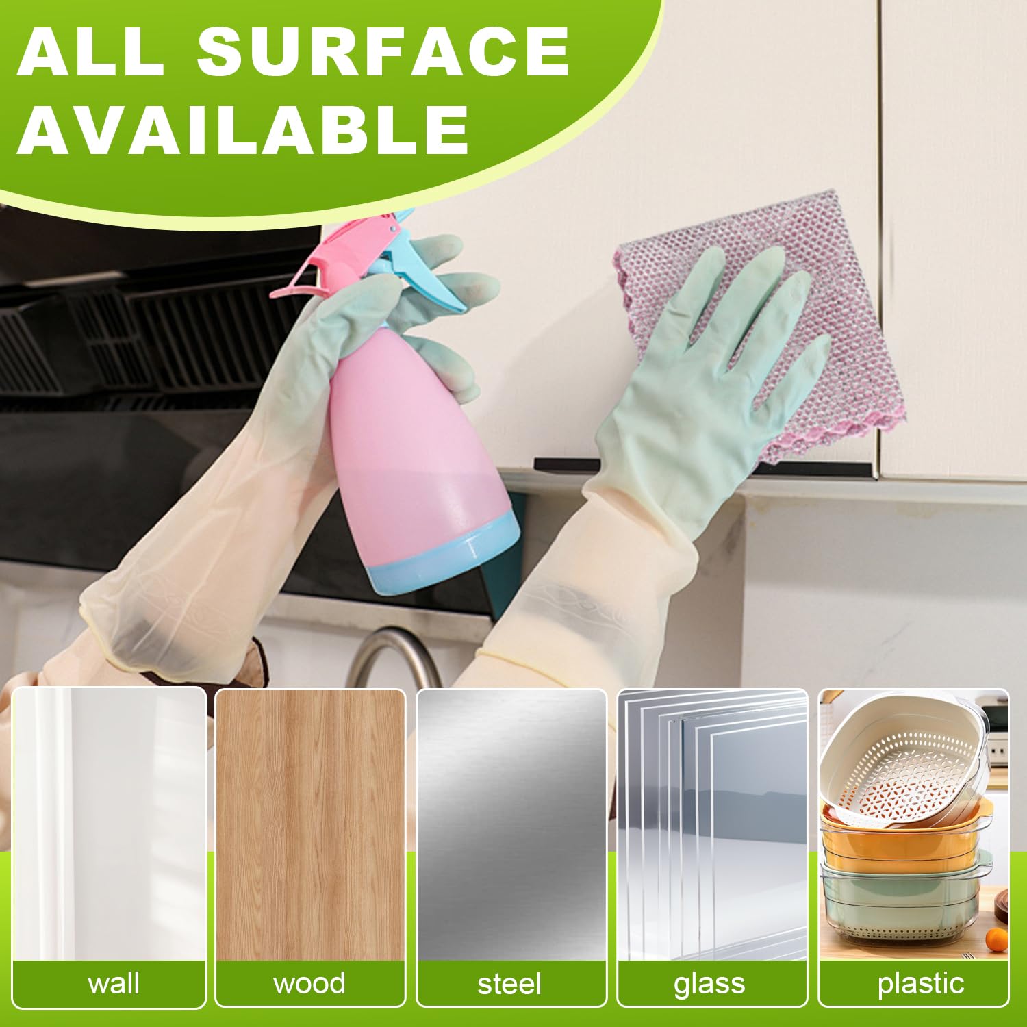 INFICRIME 12 Pcs Multipurpose Wire Dishwashing Rag, Upgraded Double-Layer Non-Scratch Wire Dish Cleaning Cloths, Reusable Steel Scrubberfor Kitchen, Cookware, Sinks, Stove Tops, 10"x10"