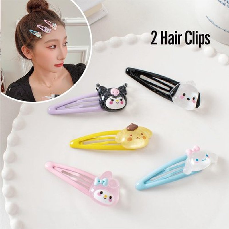 Cute hair accessory set Cute headband，Various Styles of hair clips, hair cords, Hair Ties，Plush hair loop（blue）