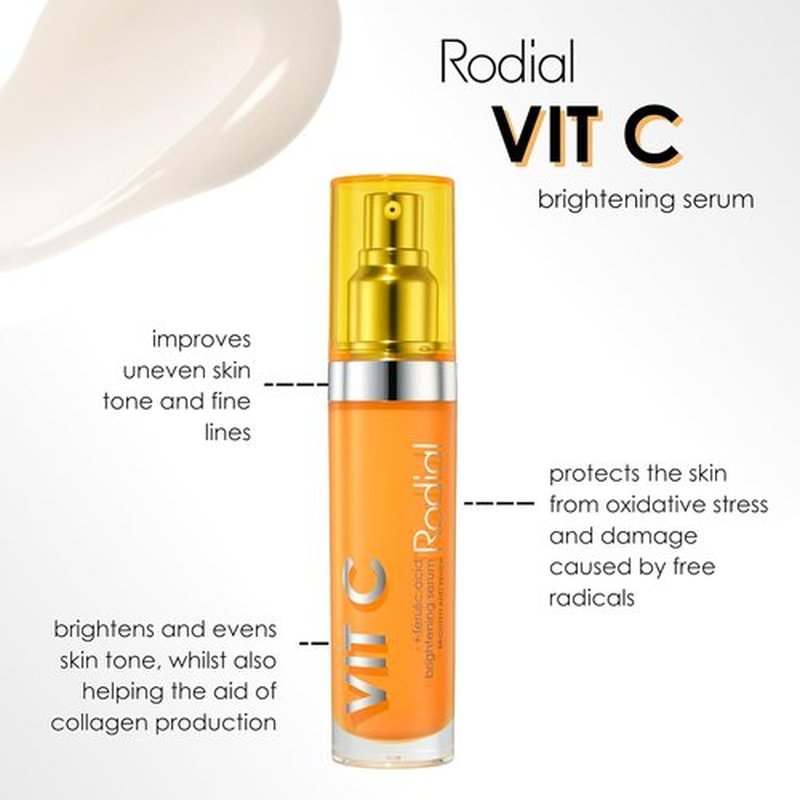 Rodial Vitamin C Brightening Serum - Advanced Skincare with Niacinamide & Hyaluronic Acid | 1 fl oz for Youthful Glow