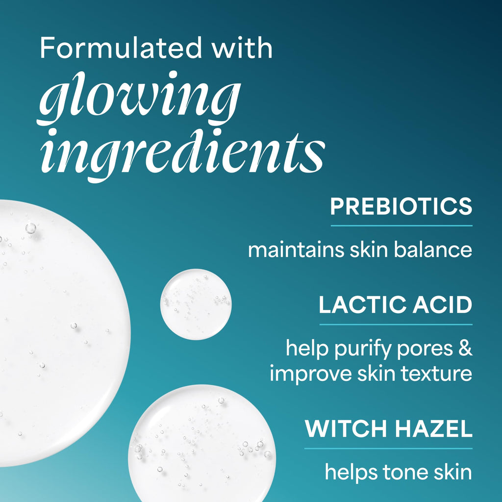 TULA Skin Care Mini Clarifying Tonic Daily Toner - Travel Face Toner to Gently Exfoliate and Tighten Pores, Contains Witch Hazel and Niacinamide, 0.68 Fl Oz.
