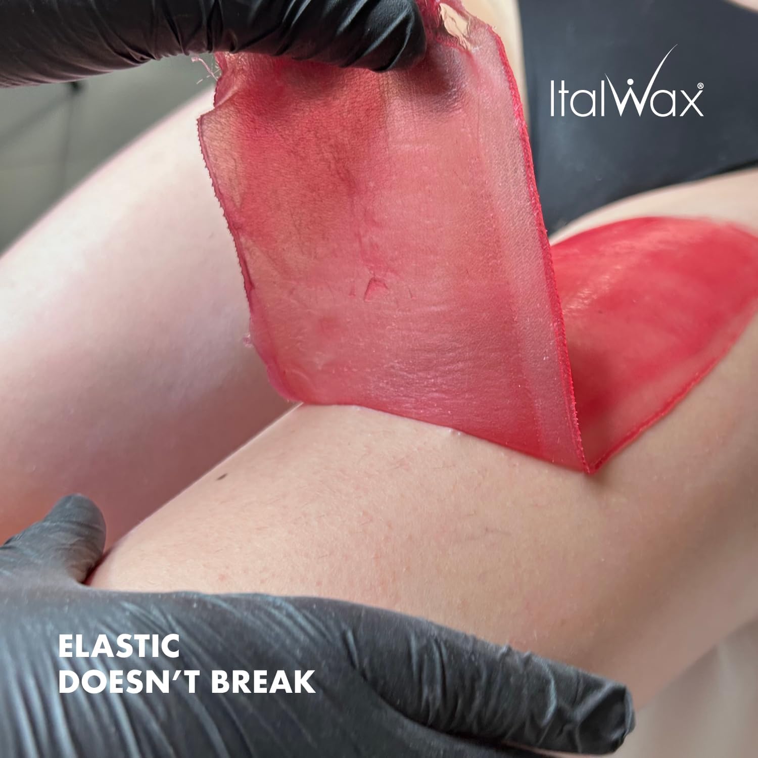 Italwax Classic Line Rose Hard Wax Beads 1.1 lb (500 g) – Medium-Long Setting Stripless Wax for Large Areas & Coarse Hair – Made in Italy