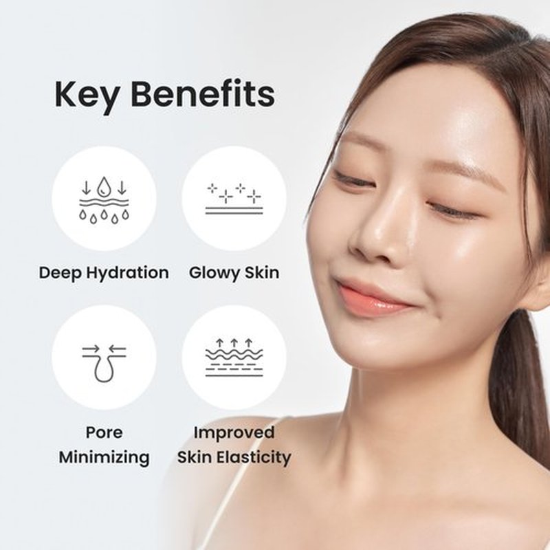 Lepique Luxury Spa-Grade Collagen Overnight Mask 4 Sheets – Korean Premium Overnight Face Mask, Highest Serum Content – Korean Hydrating Sheet Mask with Hyaluronic Acid & Niacinamide for Radiant Skin