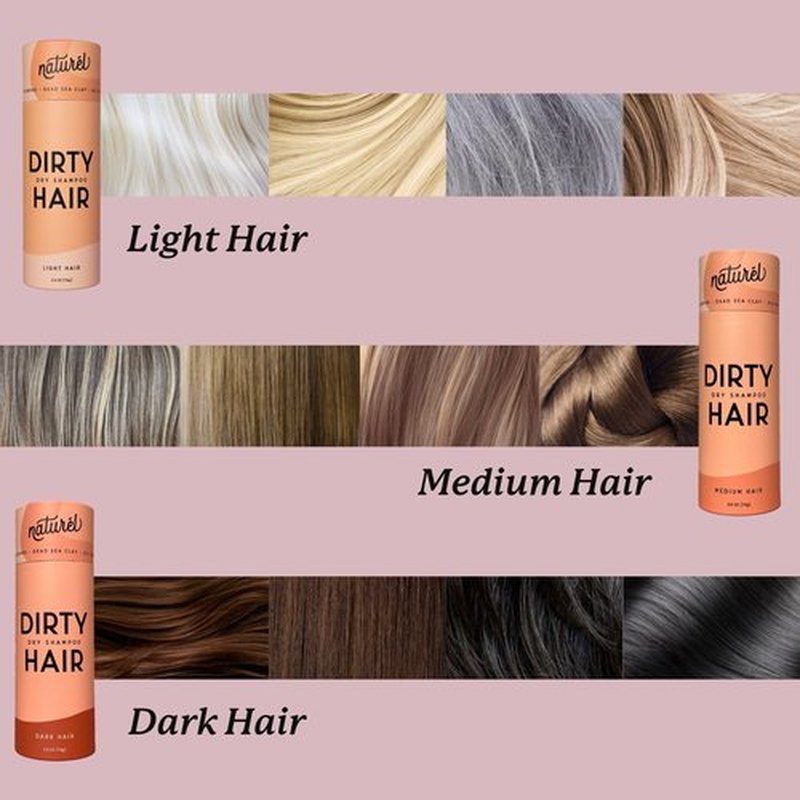 Naturel Loxy Dry Shampoo Volumizing Powder for Blonde Hair | Non Aerosol | Made in USA, No Benzene | Vegan, Talc Free, Aluminum Free | Essential Oils | 2.6 oz