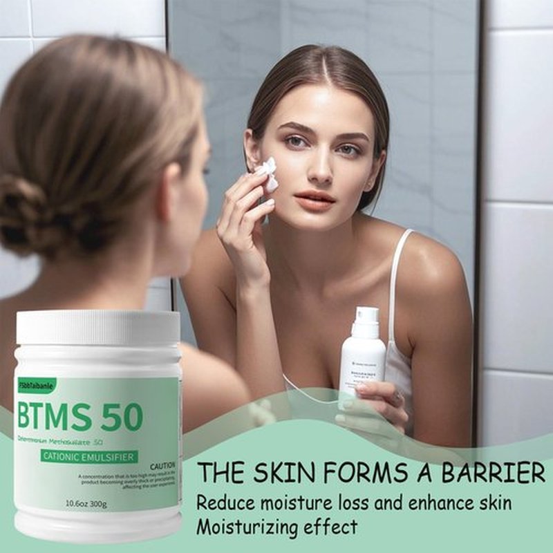 FSbbTaibanle 10.6 oz BTMS 50 Conditioning Emulsifier granules, 100% derived from plant-based，Ideal for Leave-in Conditioner, Lotions, Shampoos and More
