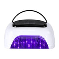 Kikugu Professional Rechargeable UV LED Nail Lamp,96W Cordless UV Light for Gel Nails with Metallic Reflector & Metal Base, Fast Curing Lamp Manicure,Pedicure,Ideal for Nail Salon and Home(White)