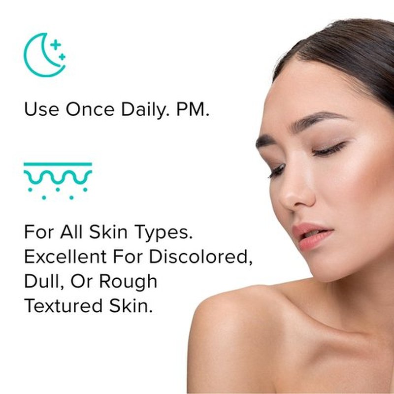 ClarityRx Brighten It 10% Lactic Acid Solution, Natural Plant-Based Exfoliating Face Treatment for Dark Spots, Discoloration & Uneven Skin (2 fl oz)