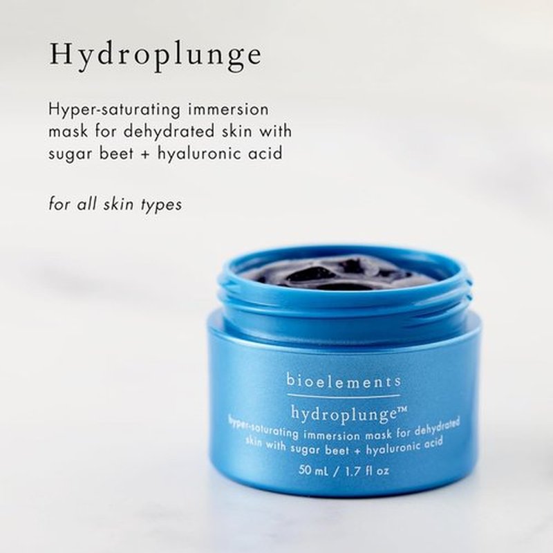 Bioelements Hydroplunge - Lightweight Hyaluronic Acid Mask - 1.7 fl oz - Reduces Fine Lines - Vegan & Cruelty-Free