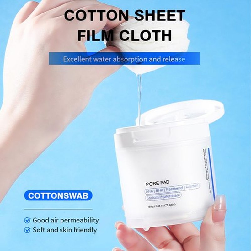 Skiennix Pore Texture Pads - Deep Cleansing & Pore Refining | 70 Count, AHA & BHA for Oily Skin