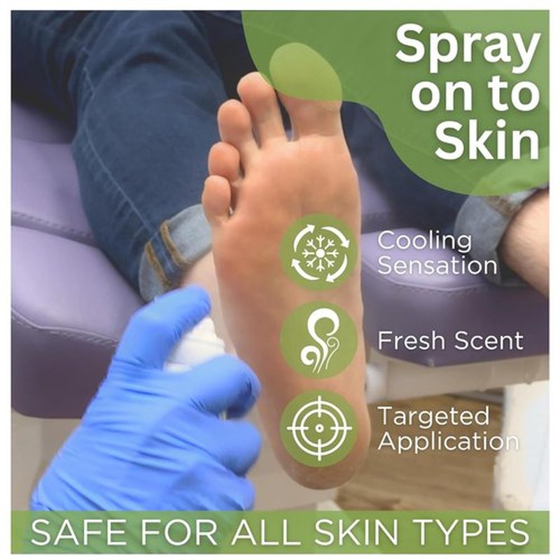 FOOTLOGIX Foot Deodorant Spray - Long-Lasting Odor Control | 4.23 Fl Oz