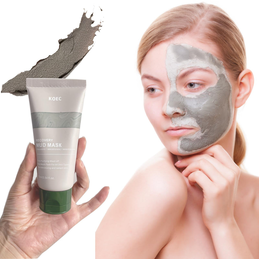Reepic Cosmer Recovery Mud Mask - Clay Mask - Body Mud Hydrating & Deep Pore Tightening Face Mask, Natural Purifying Clay - Korean Wash Off Body Facial Mud Mask