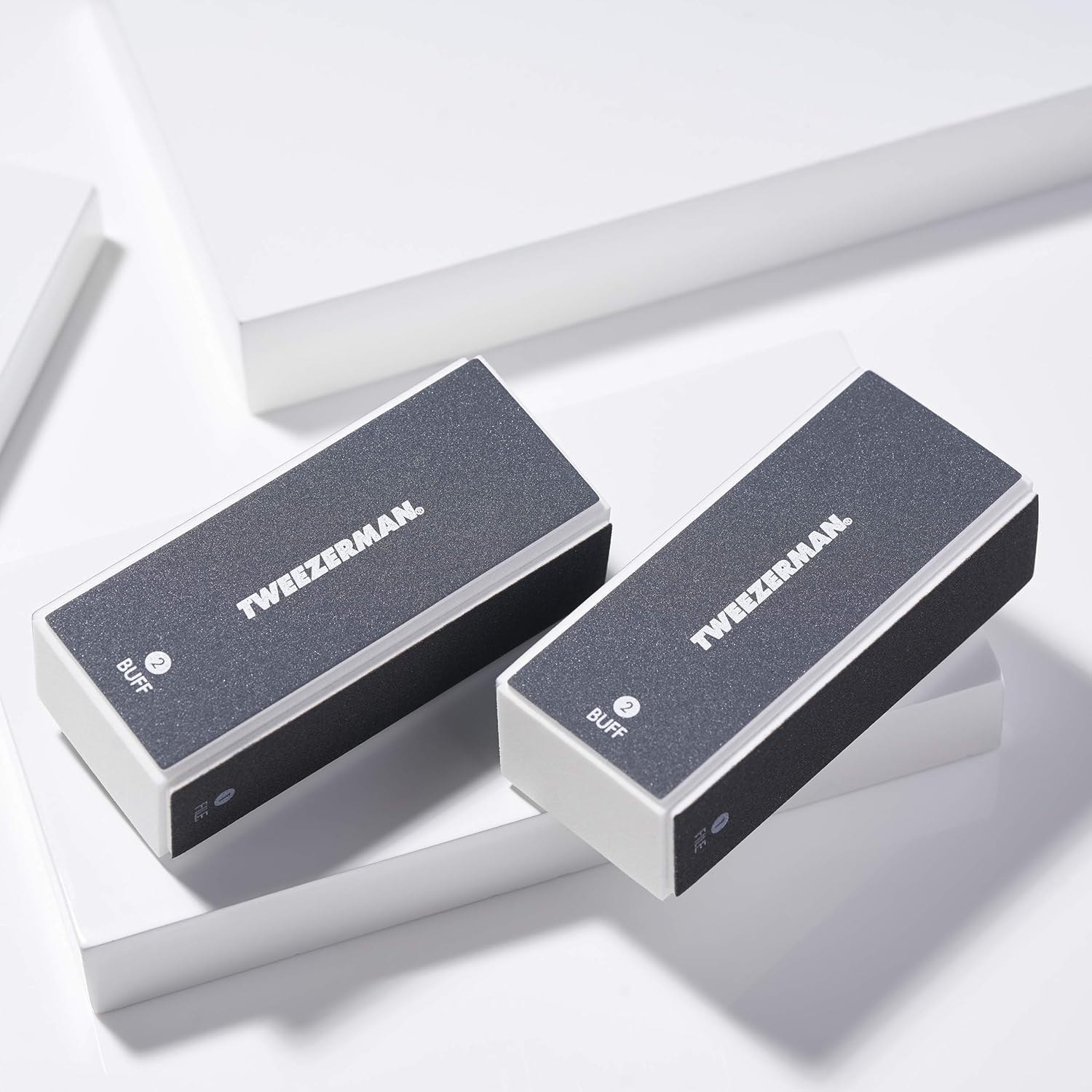 Tweezerman Nail Buffer Blocks Pack of 2 Black