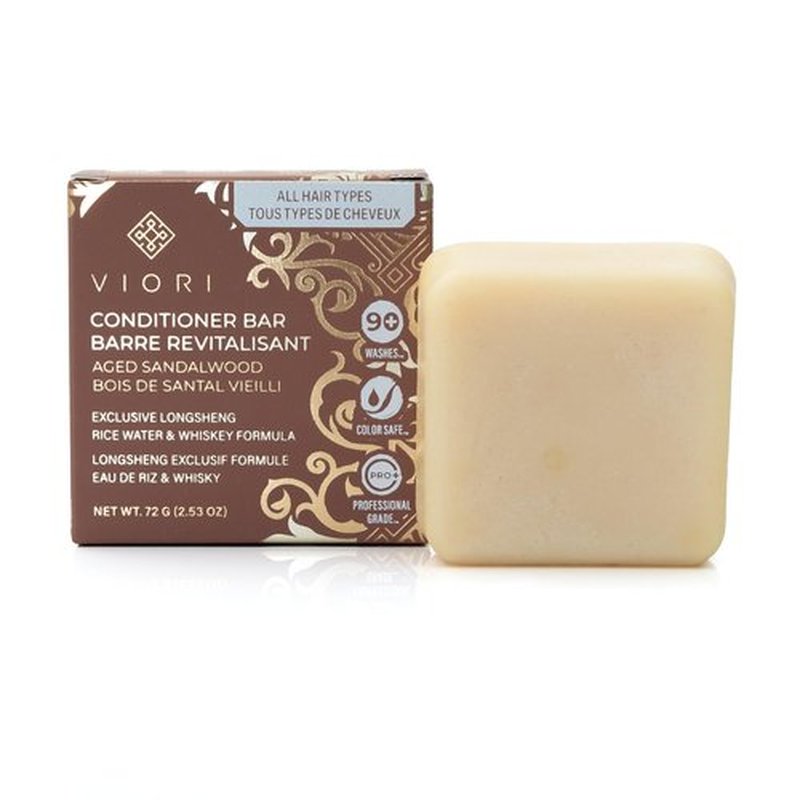 Hamish & Co. Conditioner Bar - Aged Sandalwood - Conditioner for Men - Handcrafted with Scottish Islay and Whiskey Infused - Made from Natural Ingredients - Sulfate, Paraben, Cruelty, and Plastic-Free