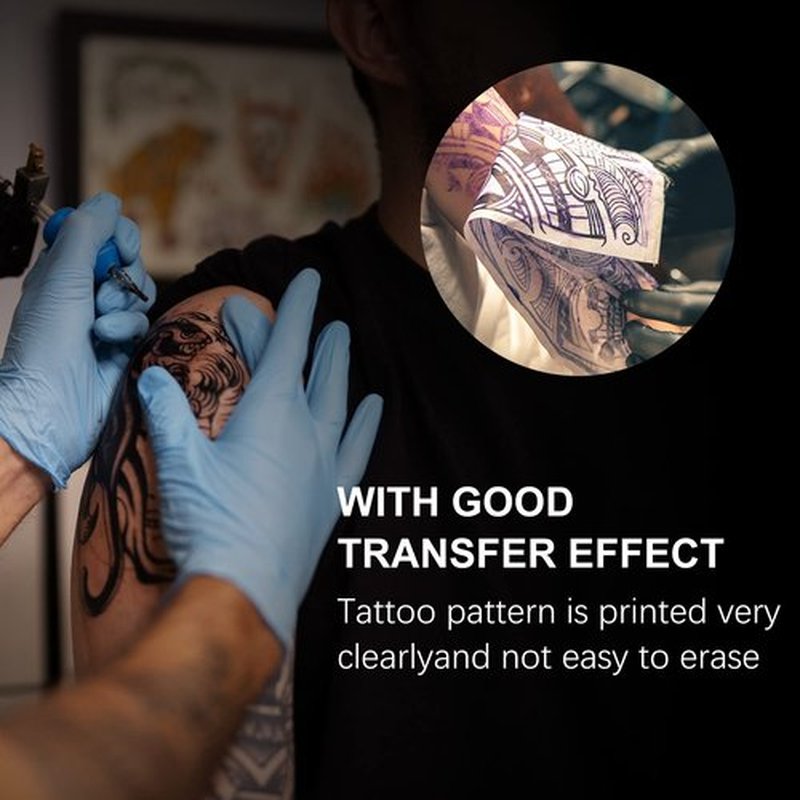 Tattoo Template Transfer Gel, Stencil Magic Cream, Tattoo Application Solution for Transfer Paper Machine Stencils, Temporary Supplies, 5.1 fl. Oz; ZYNJ1