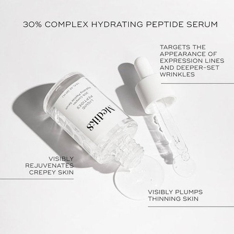 Medik8 Liquid Peptides - Regenerating Multi-Peptide Serum for Smooth Skin - Hydrating & Brightening - 1.0 oz