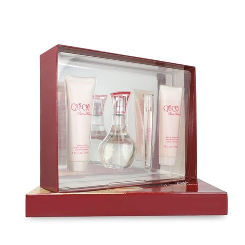 Paris Hilton Can Can Gift Set for Women - 4-Piece Collection with Eau De Parfum & Body Lotion