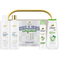 Dove Shower Caddy College Confident Gift Set – Cucumber & Green Tea Body Wash, Intensive Repair Shampoo, Daily Moisture Conditioner, Cool Essentials Deodorant for Women (5 Piece Set)