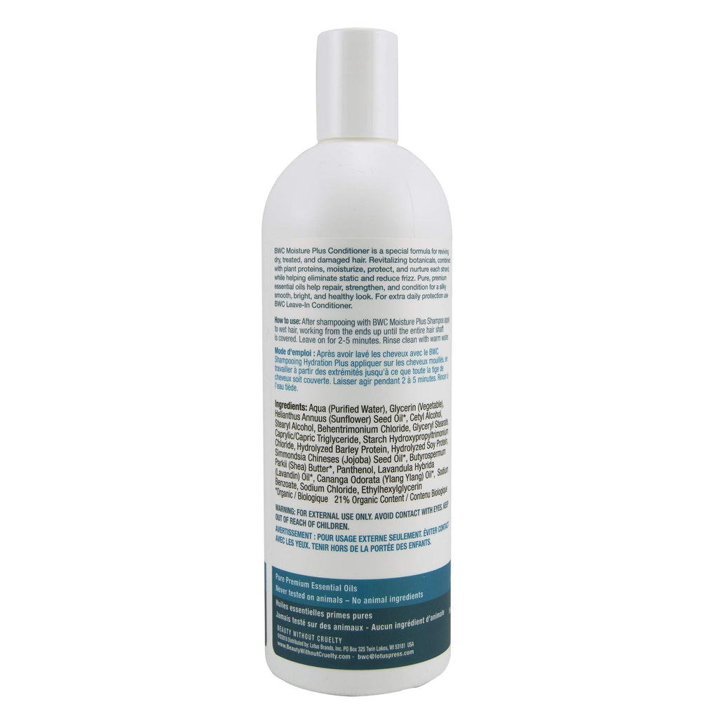 Beauty without Cruelty (BEABU) Beauty Without Cruelty Conditioner, Moisture Plus, 16-ounce, 16 Fl Oz
