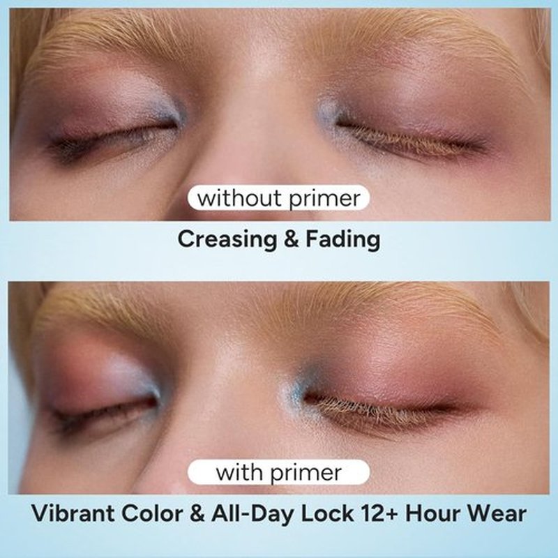 Skiennix Oil Control Eyeshadow Primer - Smooth Makeup Base for Vibrant Color, Lightweight & Universal - 0.5 fl. oz