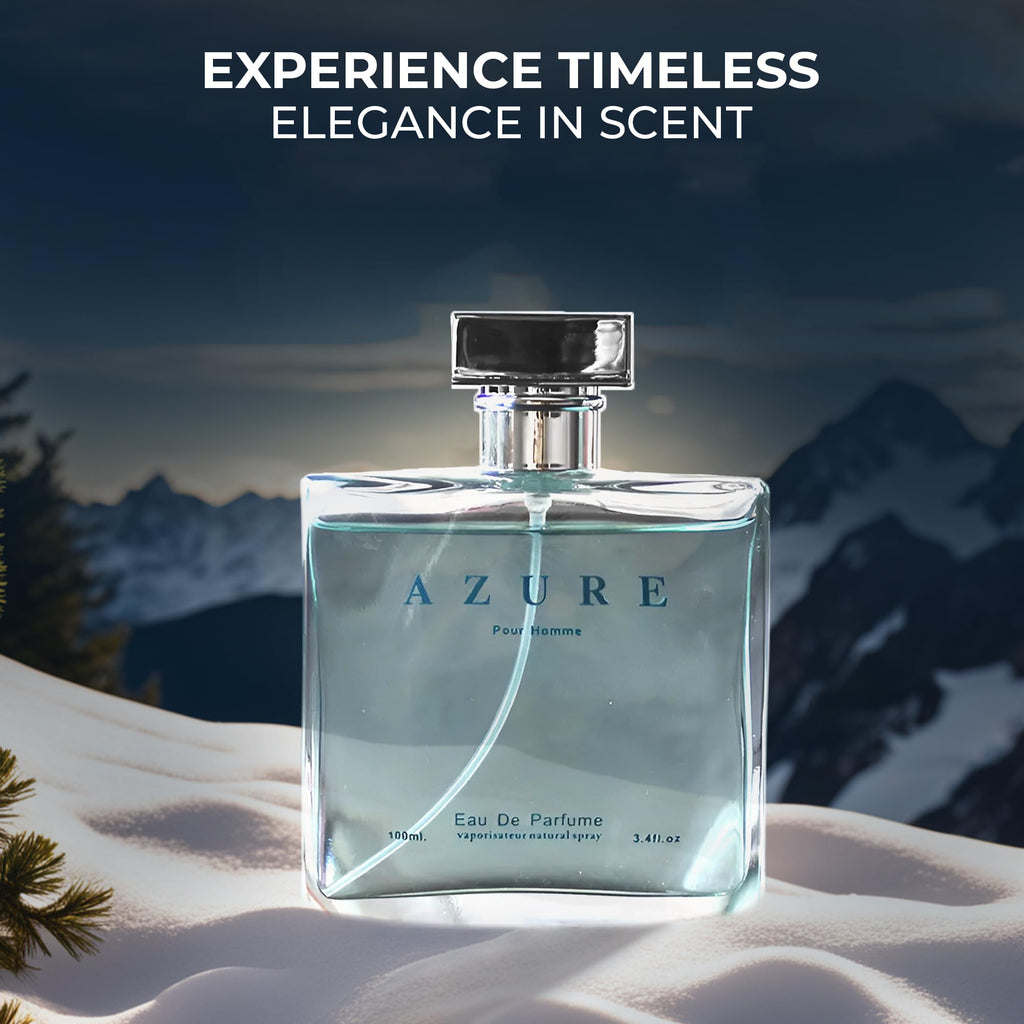 A CENTER Azure Pour Homme Cologne for Men/Eau de Parfum Natural Spray