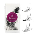 GLAMGAZE 500 Wispy Promade Fans - 5D 7D 9D, C CC D Curl, 0.05-0.07mm Thickness, 9-16mm Length - Wispy Lashes Handmade Premade Lash Fans Loose Spike Premade Fans Eyelash Extensions (5D-0.07-D 12mm)