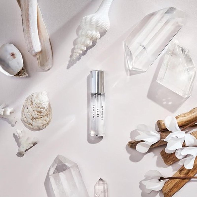 Lake & Skye 11 11 Fragrance Oil Rollerball - Uplifting Clean Skin Musk Scent, Vegan - 0.33 fl oz (10mL)