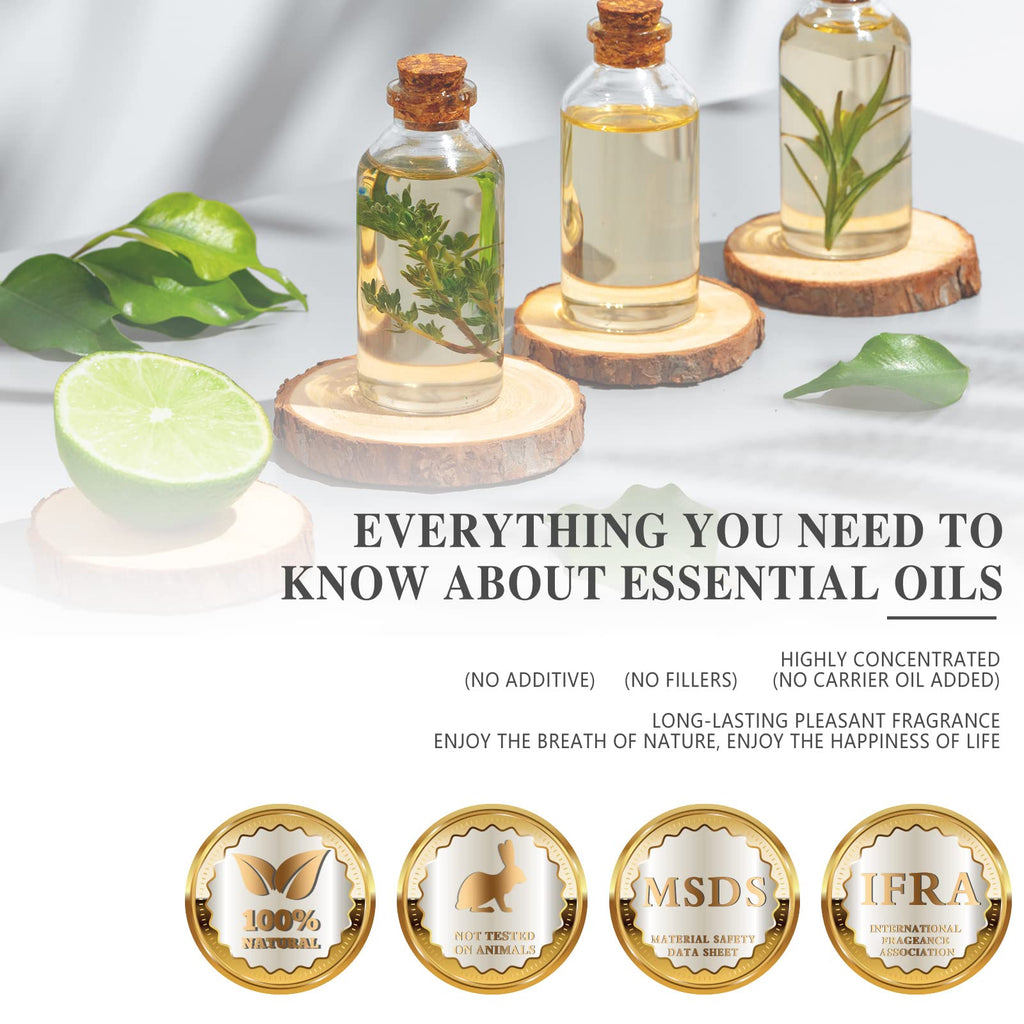 Lemongrass Essential Oil 30ML/1.01FL.OZ, MAYJAM Premium Lemongrass Oil Essential Oils with Glass Dropper, Great for Aromatherapy Diffuser and Candle Soap Making