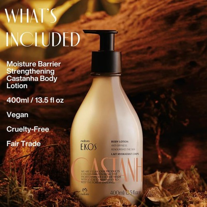 Natura Brazil Nut Body Care Trio Bundle - Deeply Hydrating Lotion, Nourishing Body Oil & Hand Cream | 24H Moisture, Vegan & Cruelty-Free Skincare
