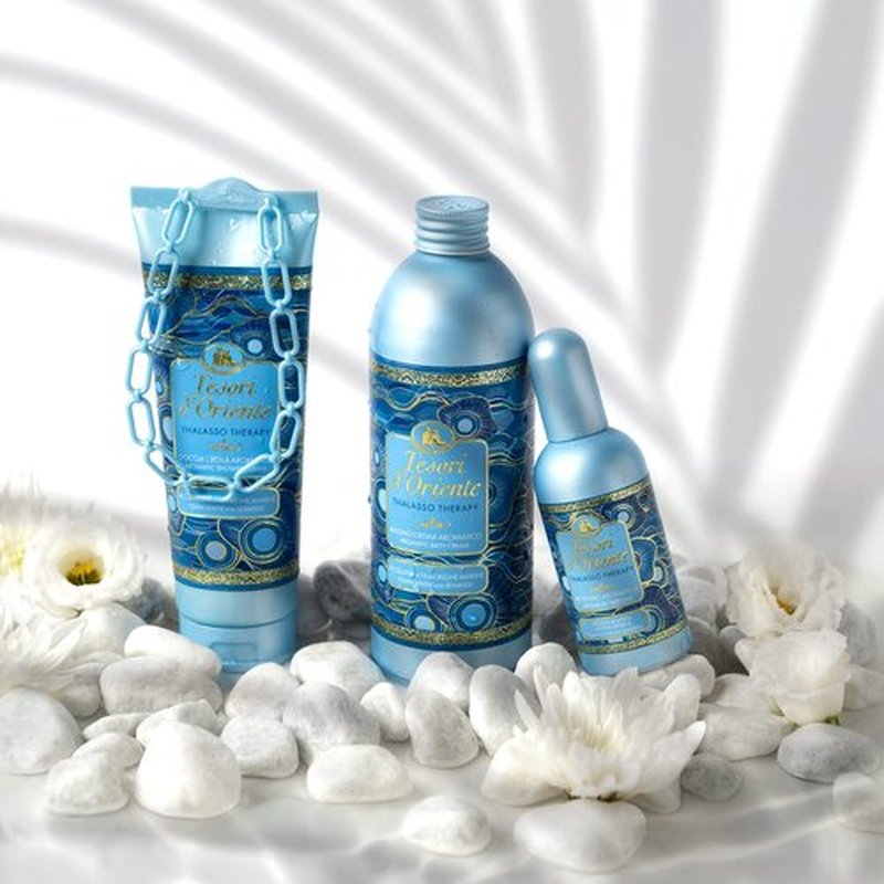 Tesori d'Oriente Bubble Bath for Women, Foaming Bath, Relaxing Body Wash and Skin Care - 500 Ml/16.91 Us Fl Oz - [Italian Import] (Thalasso Therapy)
