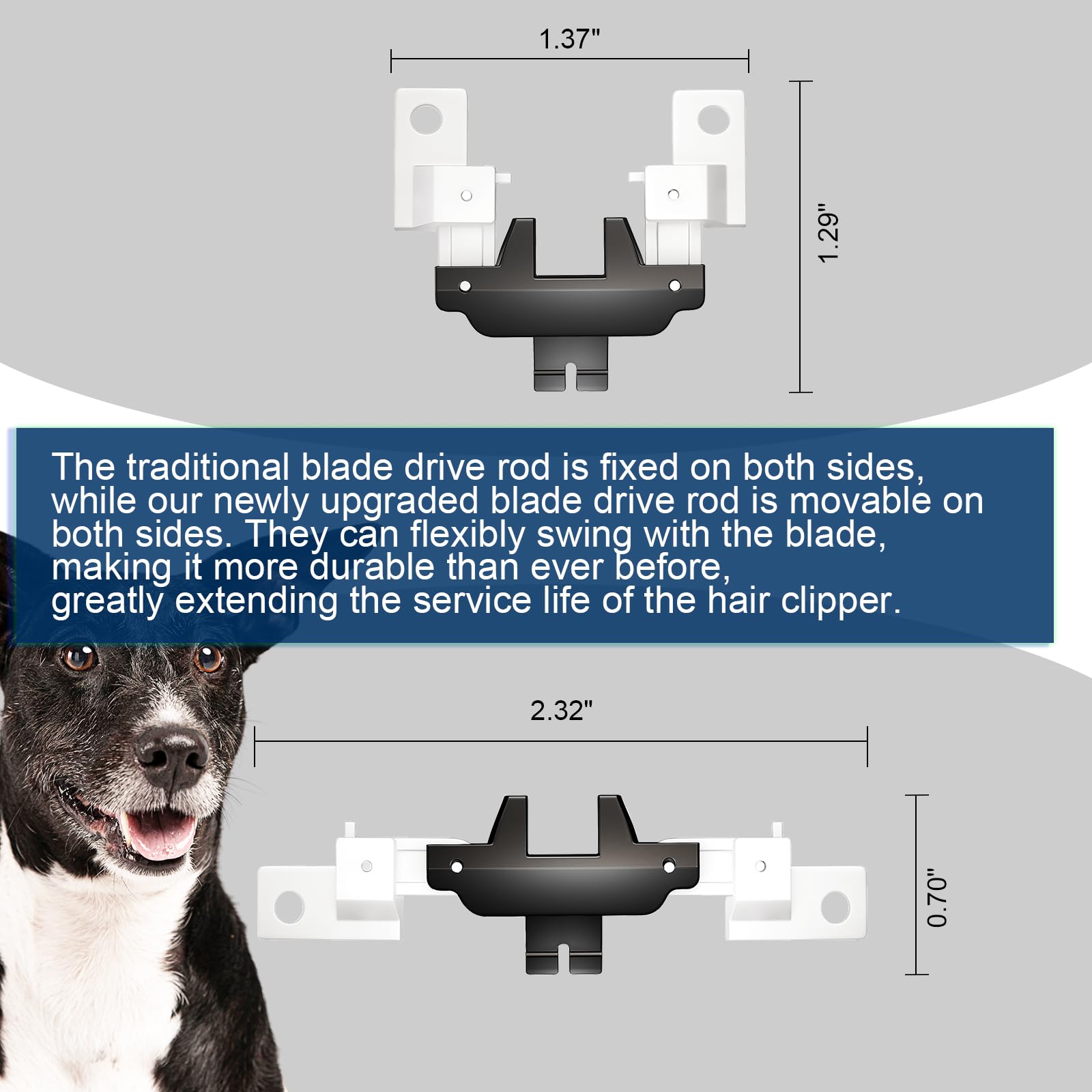 Upgrade Blade Drive Assembly Lever Compatible with Andis AG & AGC clipper