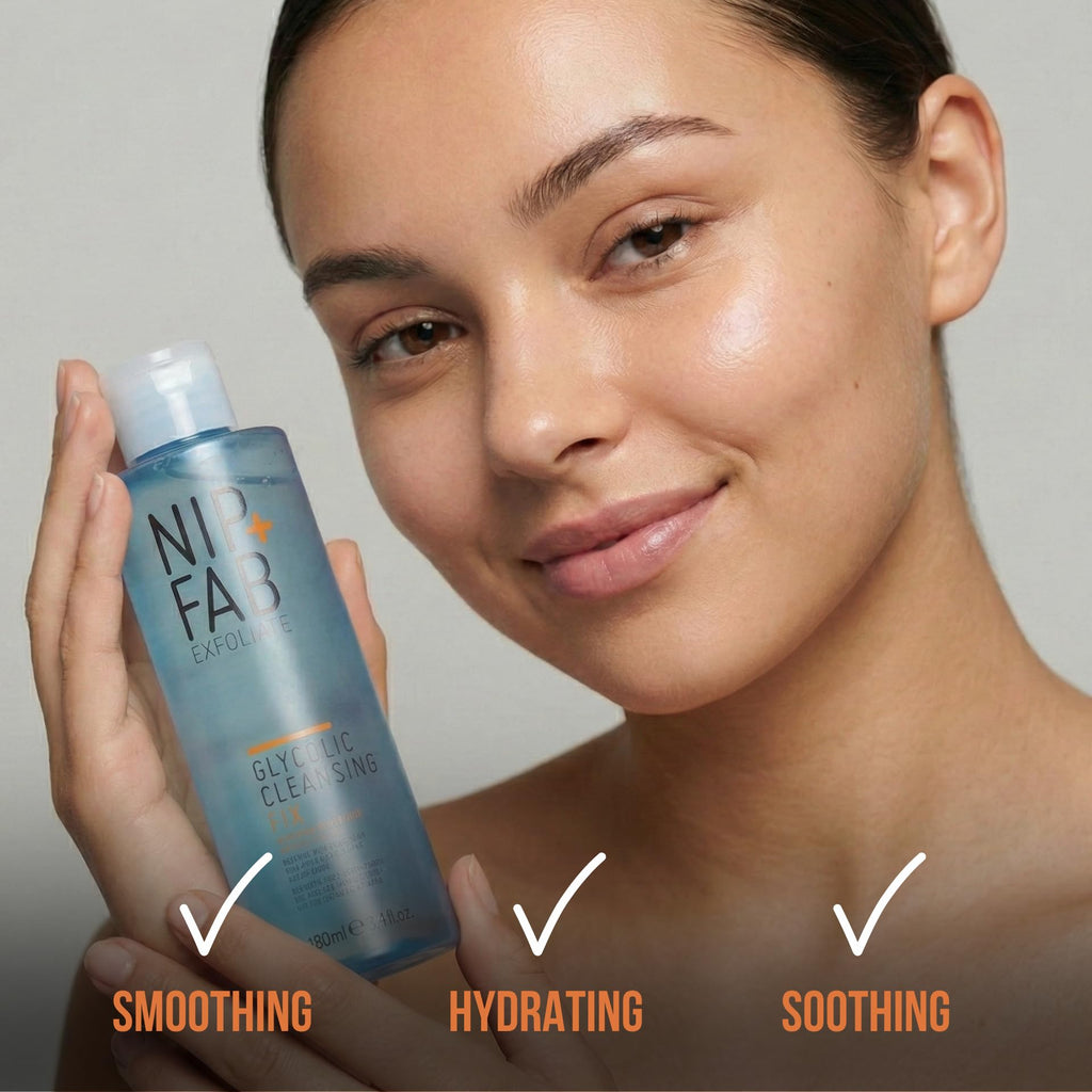 Nip + Fab Glycolic Cleansing Fix (5.1 fl oz) – Deep Cleansing Glycolic Acid Face Wash for Radiant Skin – Resurfacing AHA Facial Cleanser for Brightening, Smoothing & Pore Refining