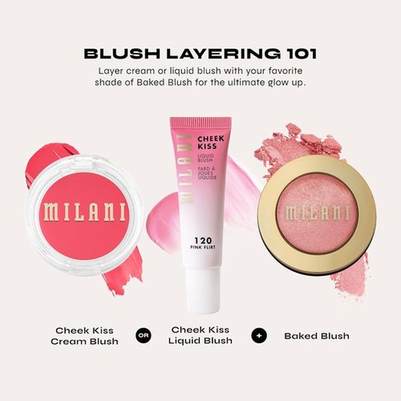 Milani Rose Blush - Powder Blush for Cheeks | Cruelty-Free Makeup in Coral Cove for Natural Matte Finish