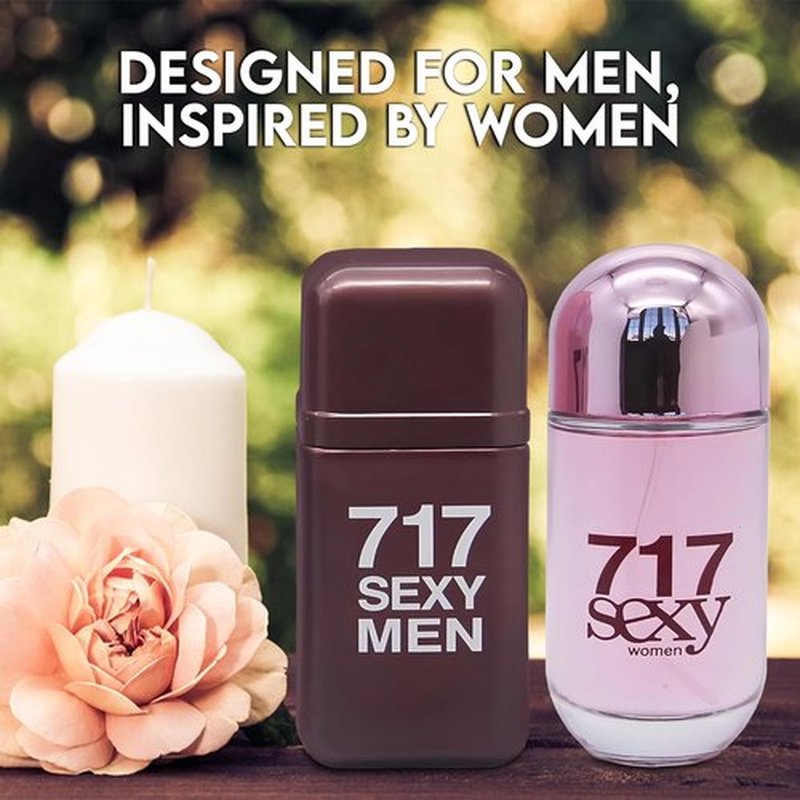 AFLUXE 717 Sexy Couple Set Perfume - Amber Floral & Bourbon Vanilla Eau De Parfum | 100ml Elegant Gift Bottle