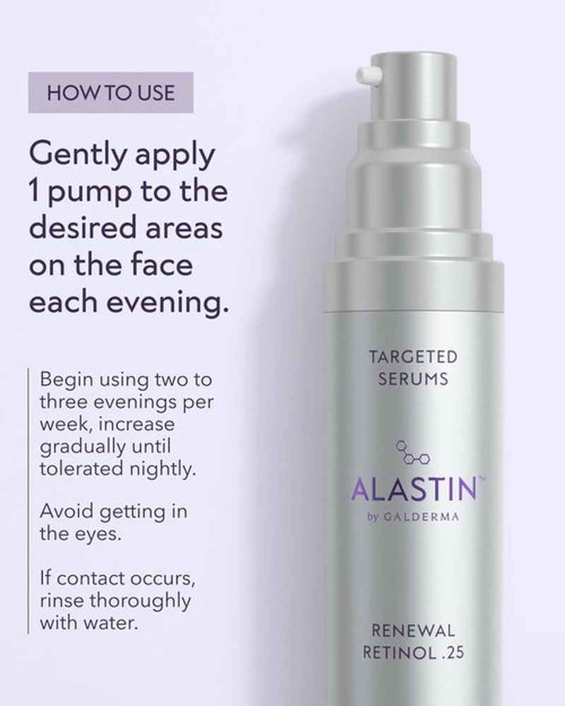 ALASTIN Skincare Renewal Retinol Serum (.5 Strength, 1.0 oz) | Visibly Improves Skin Texture & Tone | Helps Reduce the Look of Fine Lines & Wrinkles | Hydrating Retinol Formula