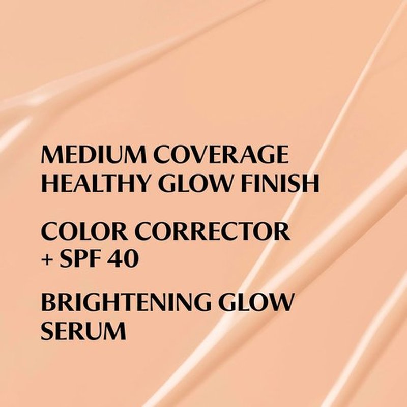 IT Cosmetics CC+ Nude Glow Foundation - Medium Coverage with SPF 40, 2% Niacinamide & Hyaluronic Acid - 1.08 fl oz