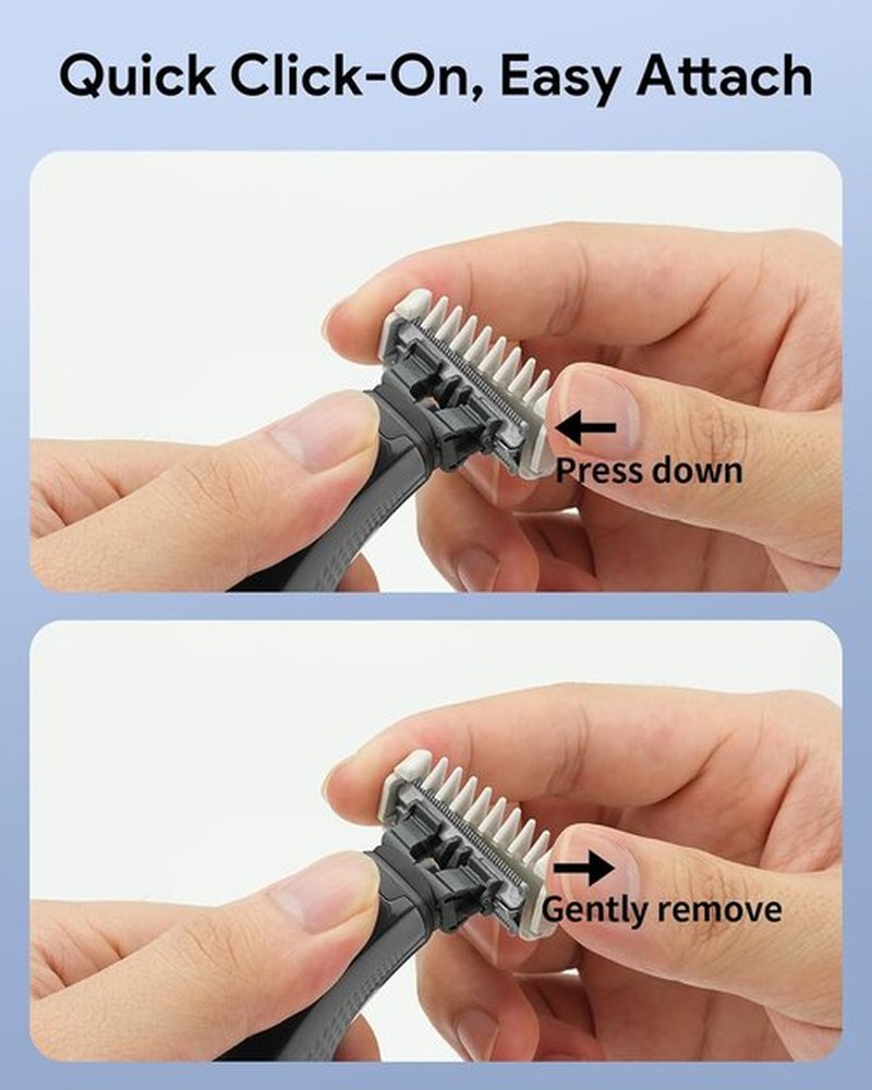 Guard Combs Skin Protector & 3mm Body Comb Set | Compatible with O Blade QP Series - 2 Piece Set