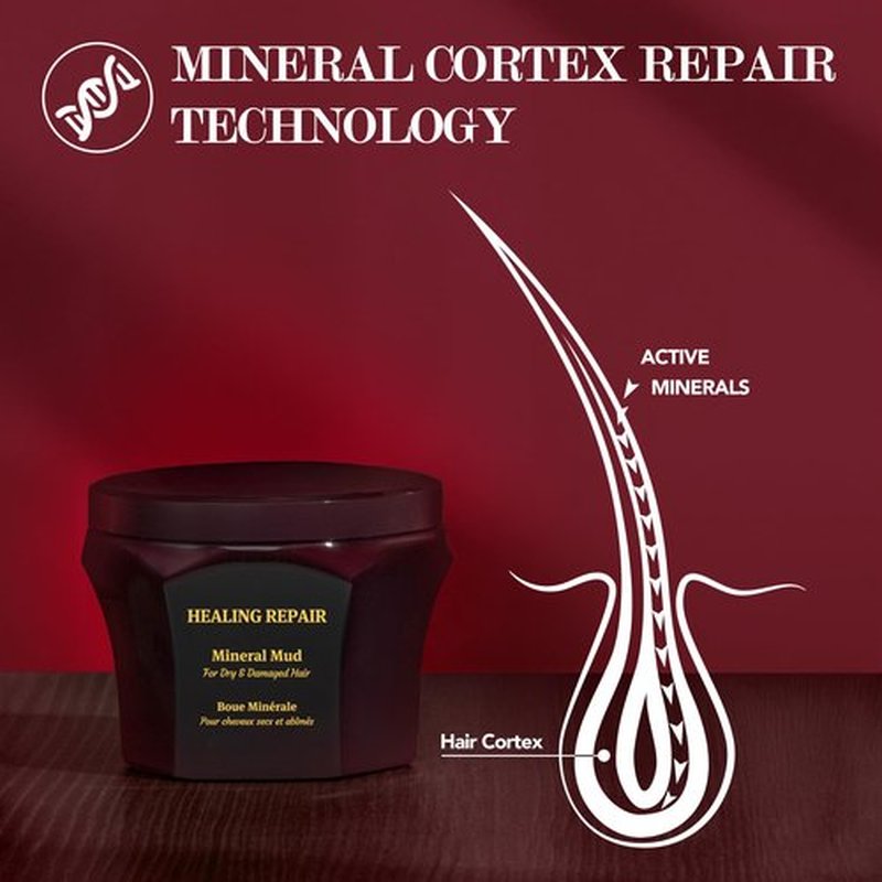 Saphira Healing Repair Mineral Mud 8.5oz / 250ml