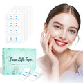 Neck Tape Lifting Invisible, Face Lift Tape Instant Facelift Under Makeup, V Edge Patches Skin Lifter Tapes for Turkey Neck, Loose Sagging Skin, Wrinkle, Jowl, Eye, Double Chin (1 Count (Pack of 240))