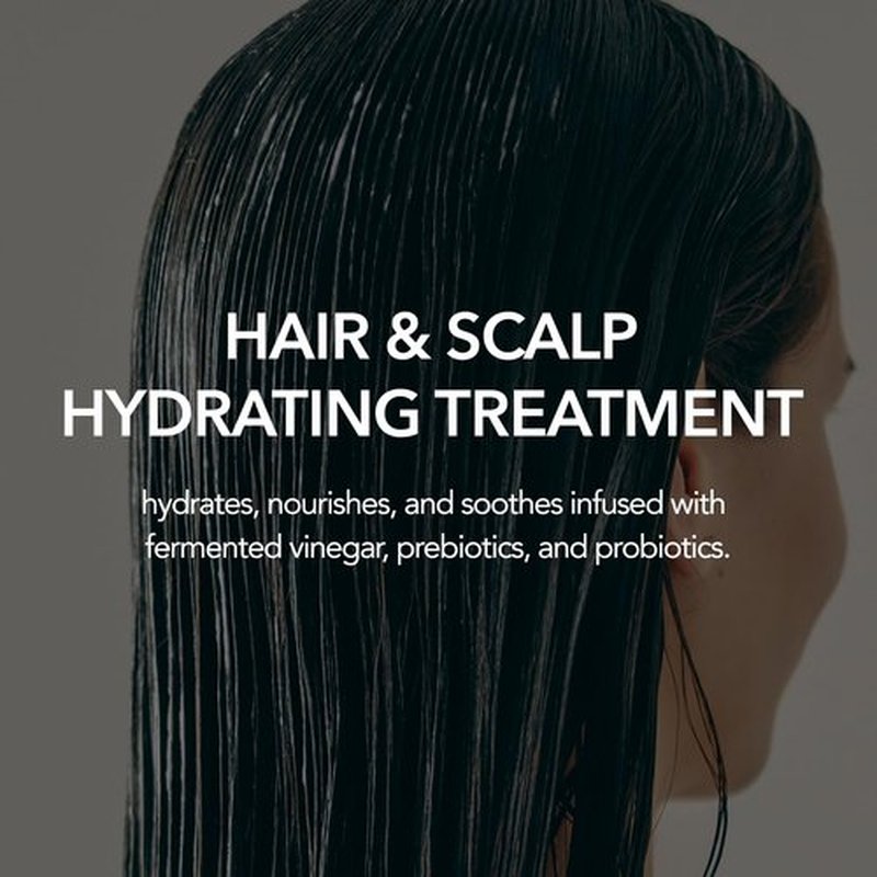 107 HAIR & SCALP HYDRATING Microbiome Treatment, Both Hair & Scalp Hydrating Scalp Treatment, Ginseng, Caffeine, and Biotin, Helps Soothe Scalp Discomfort, (6.08 fl oz)