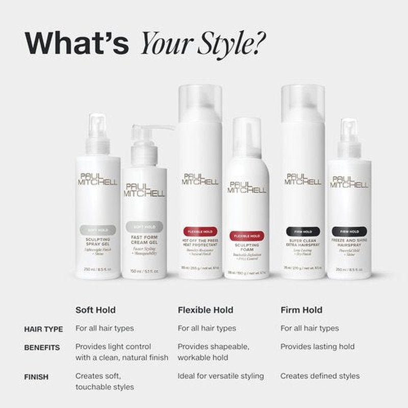 Paul Mitchell Freeze And Shine Super Hairspray - Maximum Hold With Shiny Finish For Coarse Hair