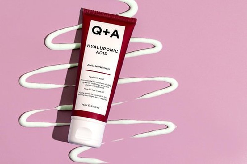 Q+A Hyaluronic Acid Daily Moisturizer - Hydrating Face Cream with Polyglutamic Acid | 75ml, Fragrance-Free Skincare for Soft, Even Skin