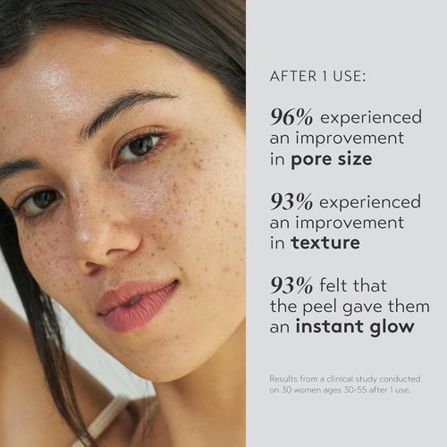 SHANI DARDEN SKIN CARE Triple Acid Peel - 2-Step Exfoliating Treatment with Mandelic, Lactic & Glycolic Acids | Includes Kaolin Clay Mask & Brush (0.5 fl oz)