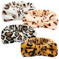Huachi Spa Headband for Women Washing Face Girls Skincare Headbands Makeup Cheetah Print Leopard Face Wash Head Band Animal Print Christmas Gifts for Teen Girls