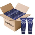 Travel Shaving Cream for Men, Individually Wrapped Mini Shaving Cream in Bulk, Disposable Travel Size Toiletries Amenities Vacation for Hotel, Shelter/Homeless/Nursing Home/Charity 1 Oz (Pack of 60)